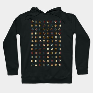 Lined Animated Design Hoodie